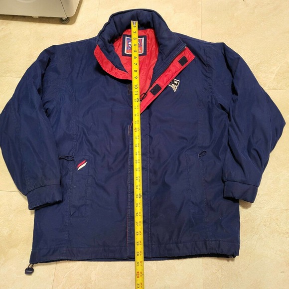 Vintage 90s GIII Carl Banks New England Patriots NFL Football Jacket Mens Sz M - Picture 4 of 11